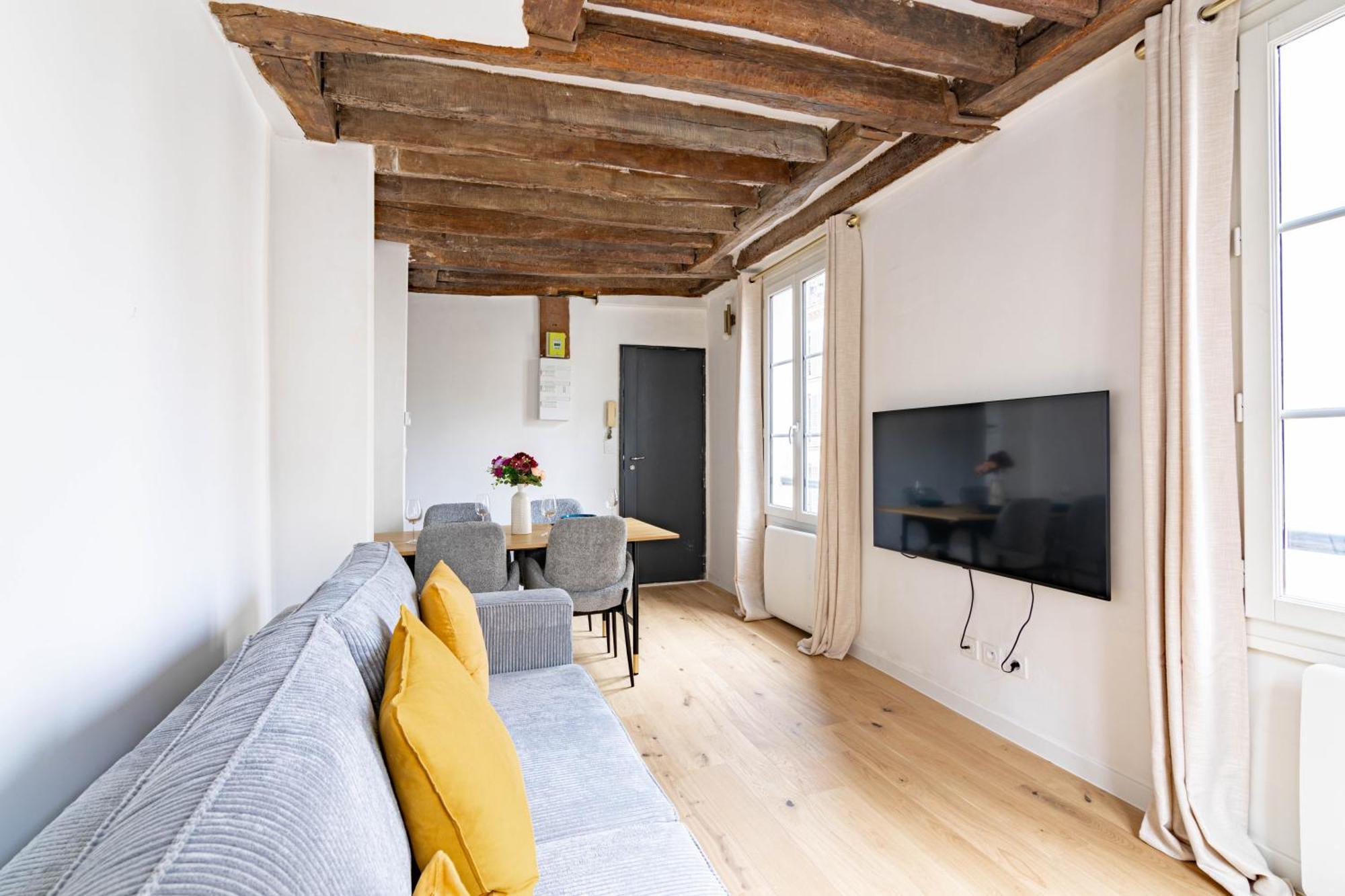 Appartement Quartier Fontaine Chatelet Les Halles Free Netflix Paris Exterior photo